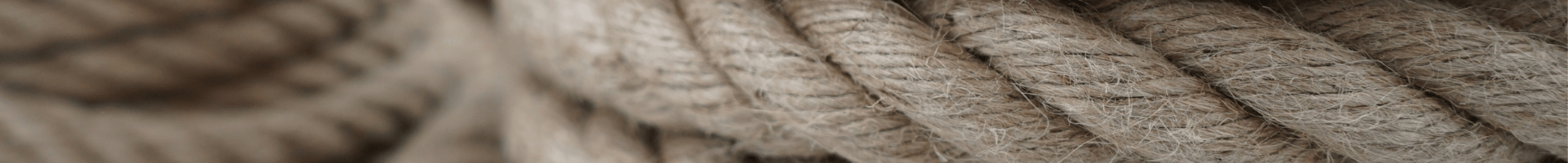Přírodní lana a šňůry
